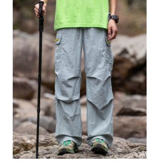 メンズスポーツウェア 撥水機能付き山岳トレッキングパンツ