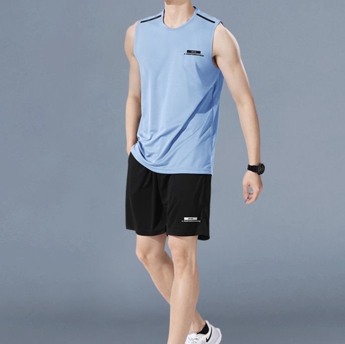 メンズスポーツウェア スタイリッシュ速乾トレーニングセット