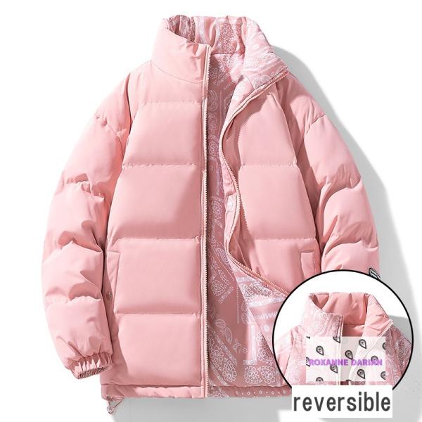 メンズスポーツウェア 男性用両面着用防寒ダウンスポーツ上着