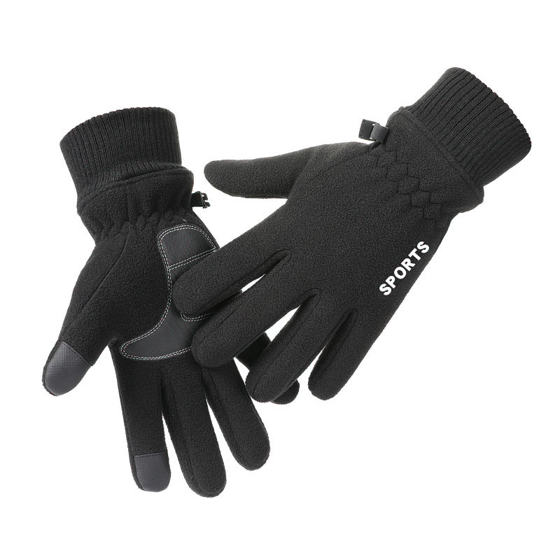メンズスポーツウェア 登山用防寒手袋 厚手保温グローブ メンズ