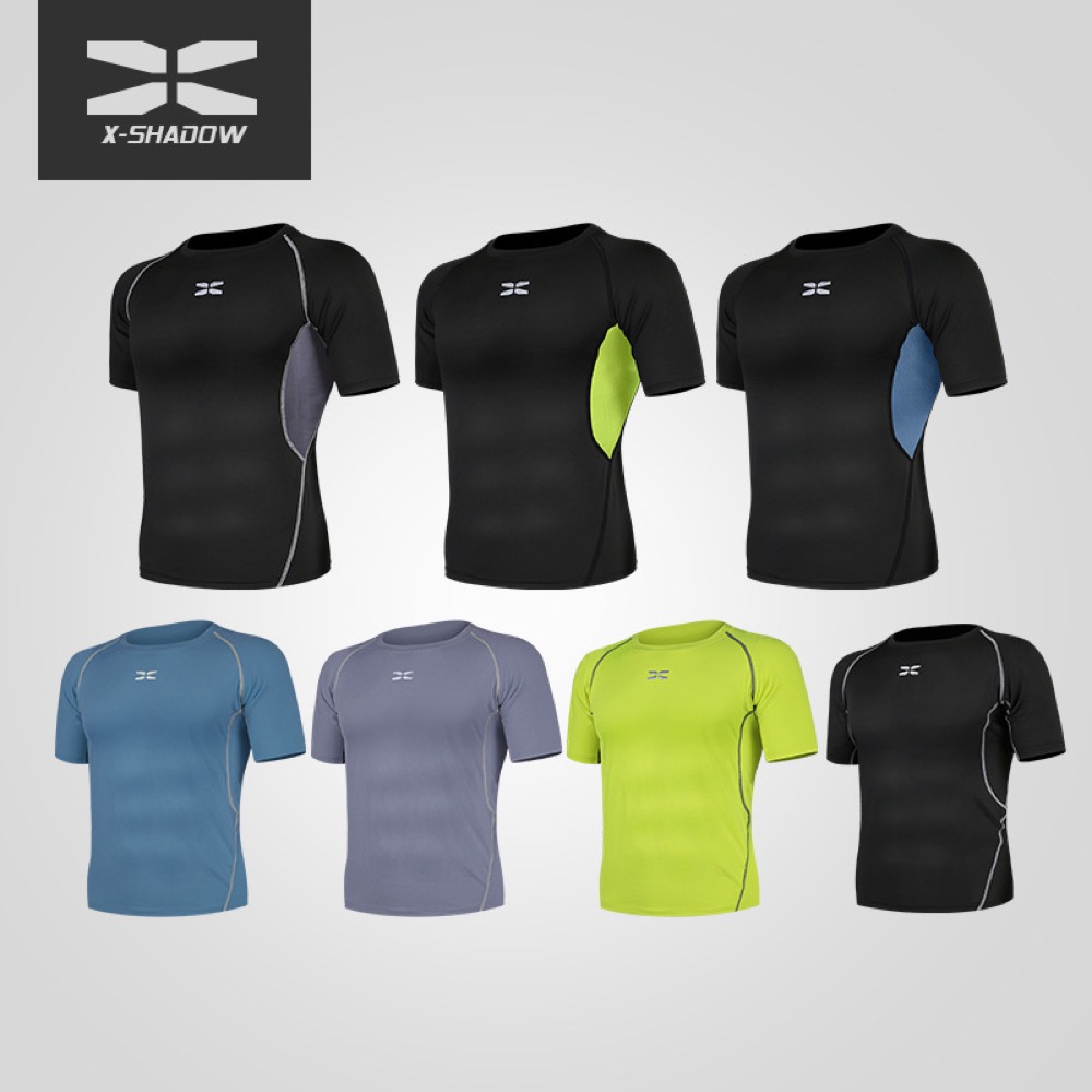 メンズスポーツウェア メンズ スポーツ半袖シャツ 速乾伸縮素材 運動用