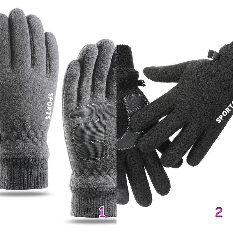 メンズスポーツウェア 登山用防寒手袋 厚手保温グローブ メンズ