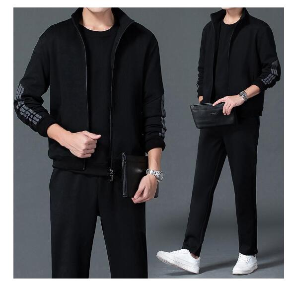 メンズスポーツウェア 男性用スポーツジャージ上下セット通気性抜群カジュアル運動着