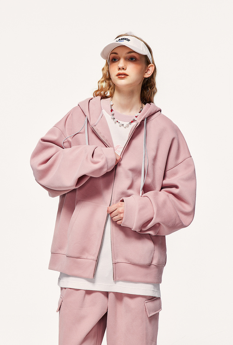 メンズスポーツウェア メンズ スポーツ パーカー 秋冬 無地 フード付き ジップアップ