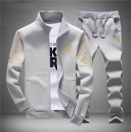 メンズスポーツウェア トレーニング用ジャージ上下セット男性向け