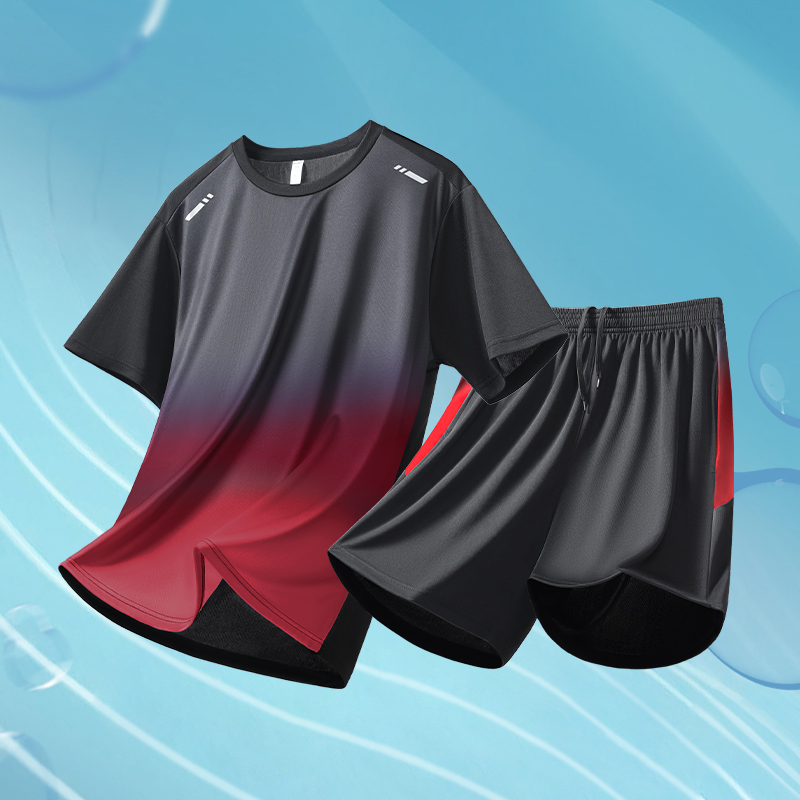 メンズスポーツウェア 氷絹クール速乾Tシャツ