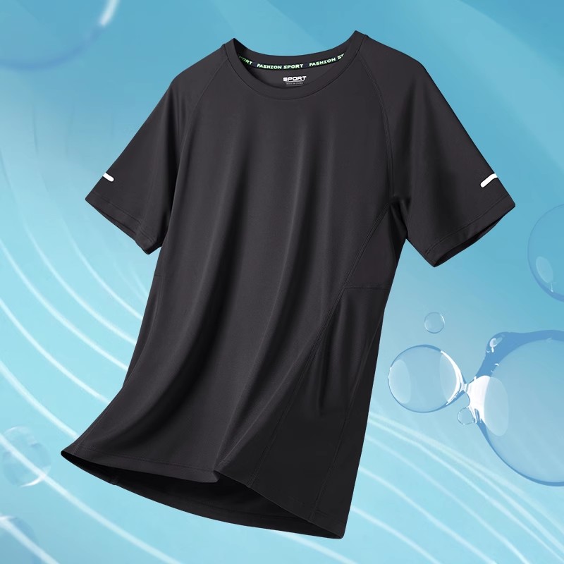メンズスポーツウェア 氷絹クール速乾Tシャツ