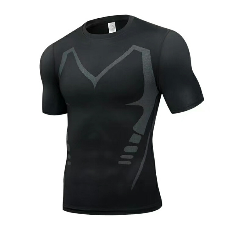 メンズスポーツウェア スポーツ用加圧式長袖機能性下着男性用