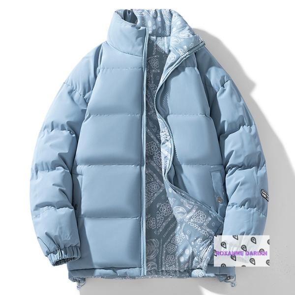 メンズスポーツウェア 男性用両面着用防寒ダウンスポーツ上着