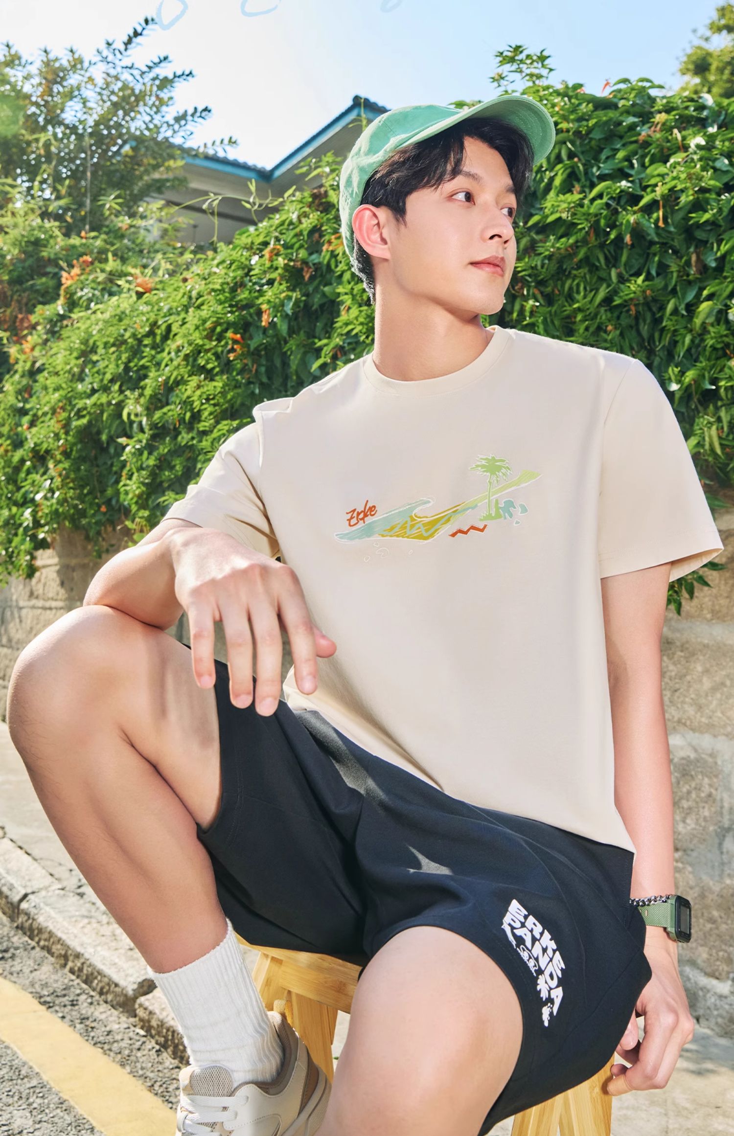 メンズスポーツウェア 夏の爽やかサイクリング半袖Ｔシャツ