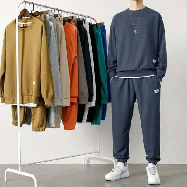 メンズスポーツウェア メンズウォーキング用セットアップジャージ上下