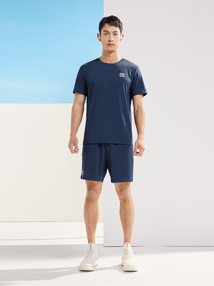 メンズスポーツウェア シンプル速乾トレーニングセット