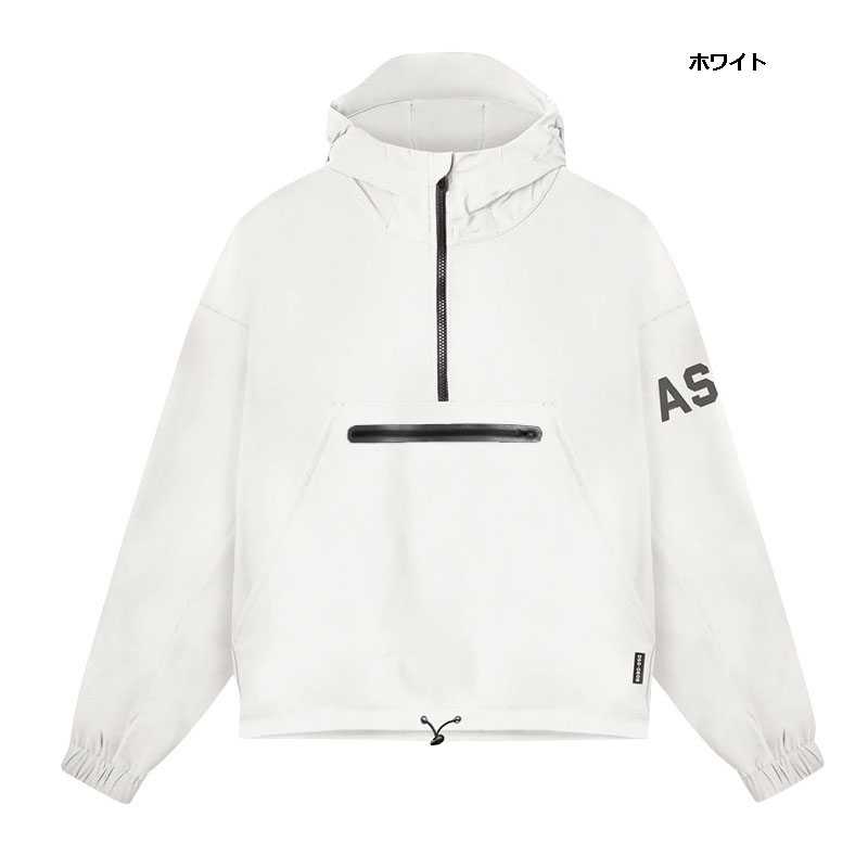 メンズスポーツウェア 男性用ウォーキング向けハーフジップパーカー多機能ポケット付全3色