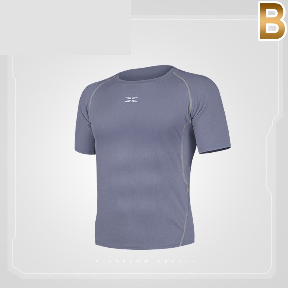 メンズスポーツウェア メンズ スポーツ半袖シャツ 速乾伸縮素材 運動用