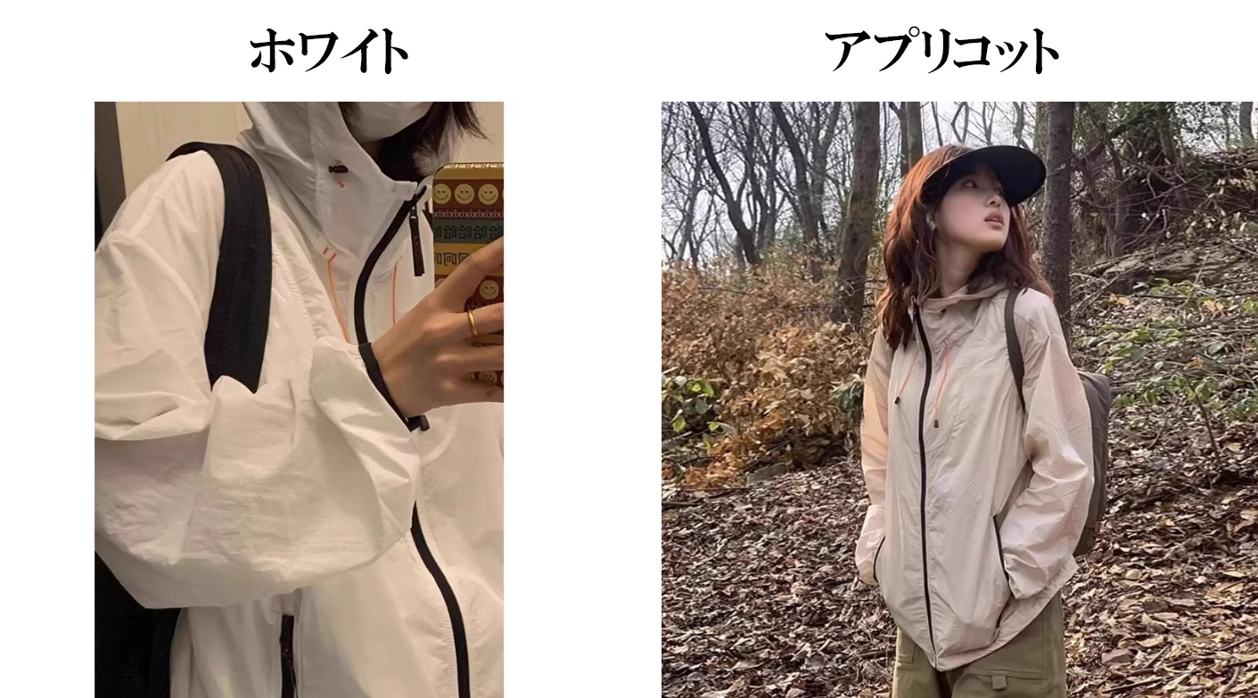 メンズスポーツウェア 登山用冷感パーカー 紫外線対策 薄手フード付きジャケット