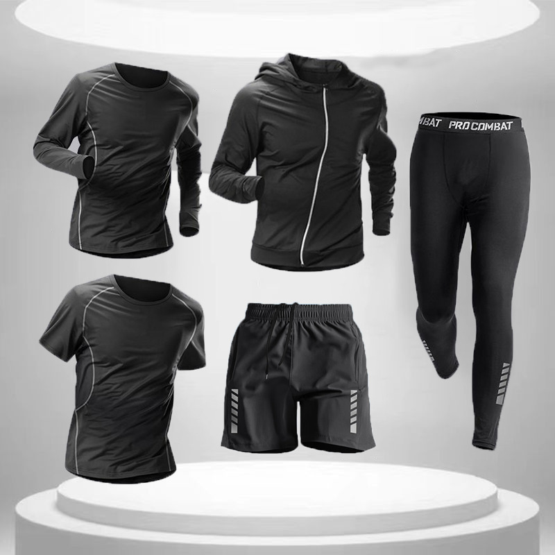 メンズスポーツウェア プロ仕様五点セット機能性トレーニングウェア