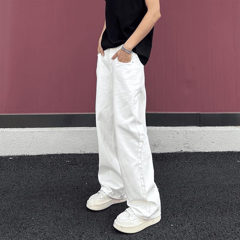 ゆったりシルエットストレートデニム