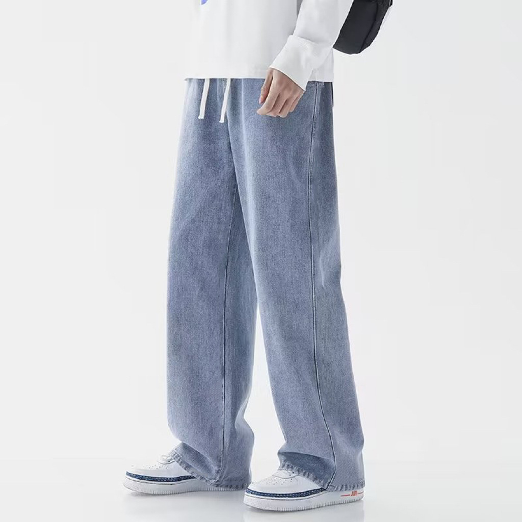ストレートデニム リラックスデニムパンツ ドローコード仕様