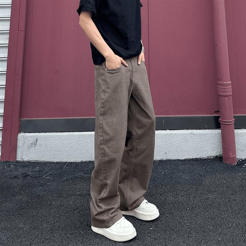 ゆったりシルエットストレートデニム