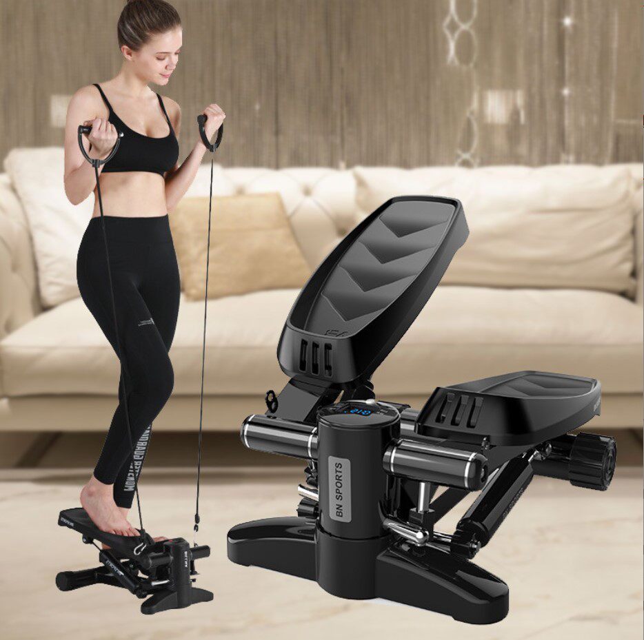 ステッパー トレーニング用足踏みステッパー抵抗バンド付き