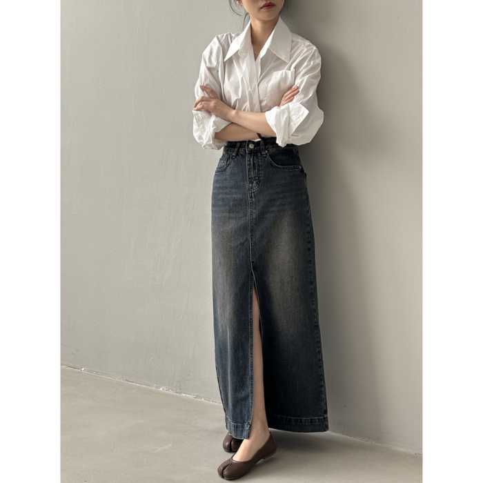 骨格ストレートさんに似合うデニムスカート15選!骨格診断士が解説します