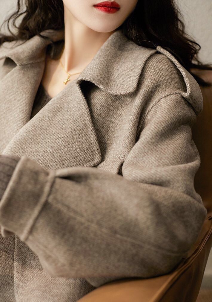 骨格ストレートショート丈チェスターコート