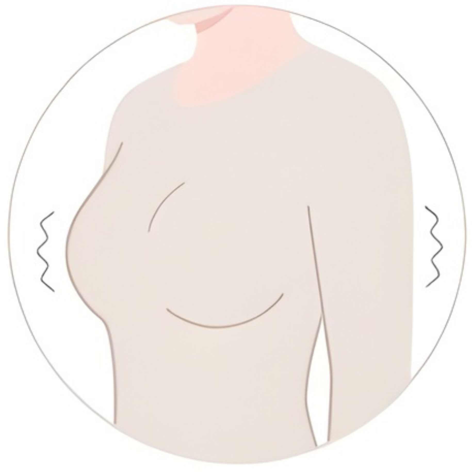 上半身のボリューム