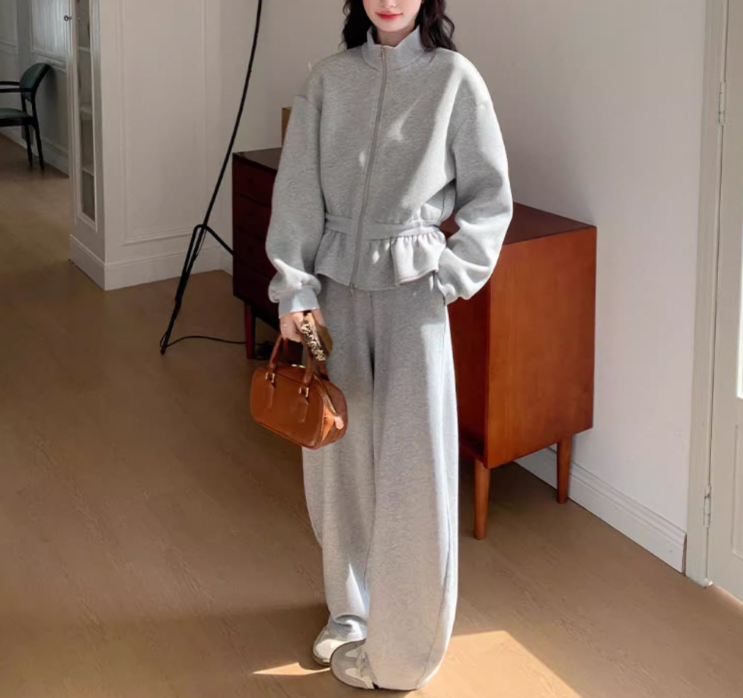 骨格ウェーブへプラムスウェットスーツ