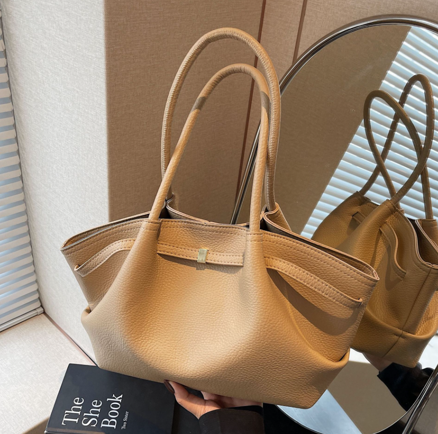 骨格ウェーブタックトートバック