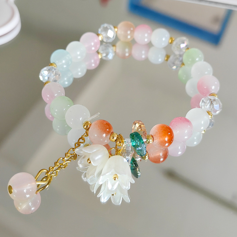 パワーストーンブレスレット 花祈りの宝石 美願成就ブレス