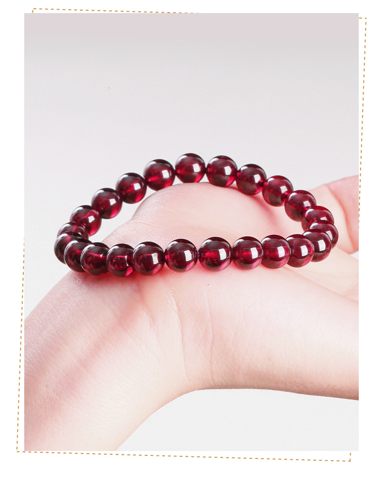 パワーストーンブレスレット子宝生命の実り 柘榴石の祈願ブレスレット