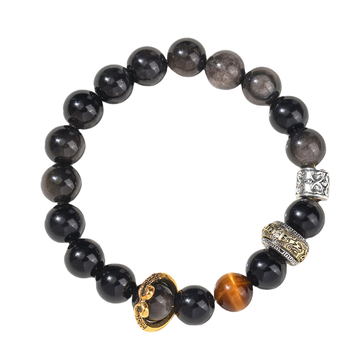 パワーストーンブレスレット 紫金砂の魔除けのブレスレット 魔除け