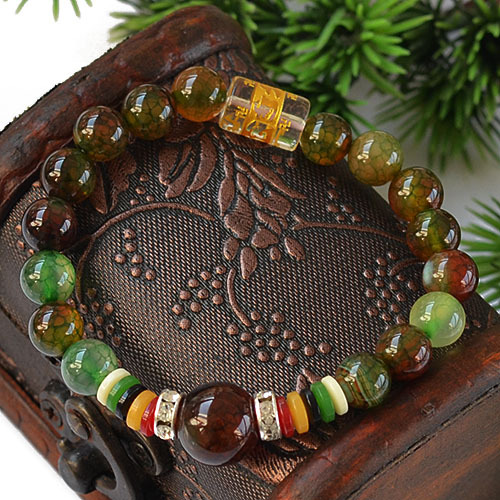 パワーストーン アクセサリー 瑪瑙ブレスレット 2025年新作 開運風水 パワーストーン 男女兼用