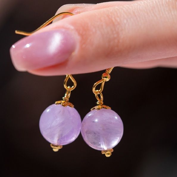 パワーストーン アクセサリー パワーストーン アクセサリー 神秘の水晶玉 癒しのしずくイヤリング