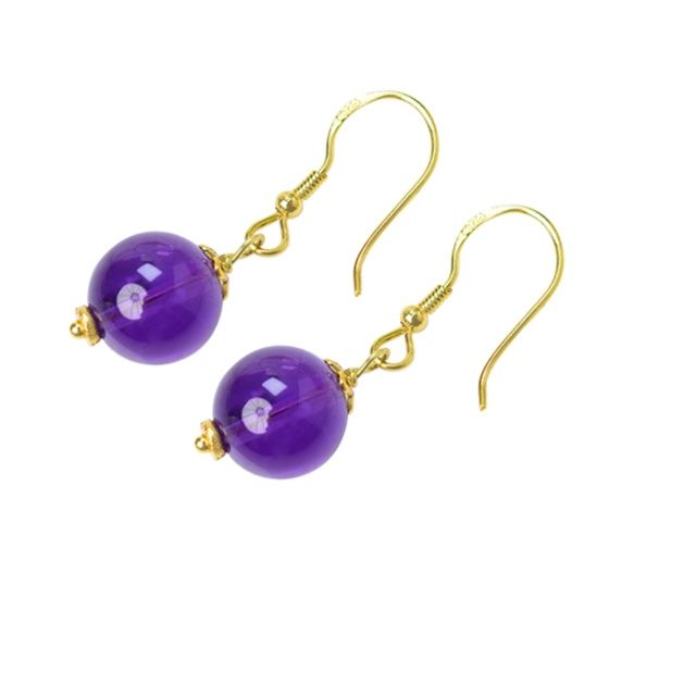 パワーストーン アクセサリー パワーストーン アクセサリー 神秘の水晶玉 癒しのしずくイヤリング