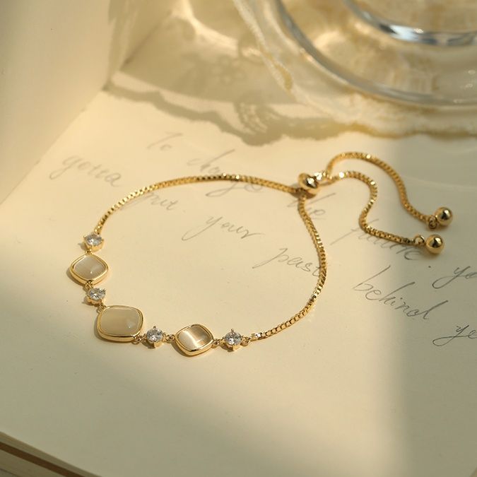 優雅な煌めき 天然石ブレスレット パワーストーン アクセサリー 