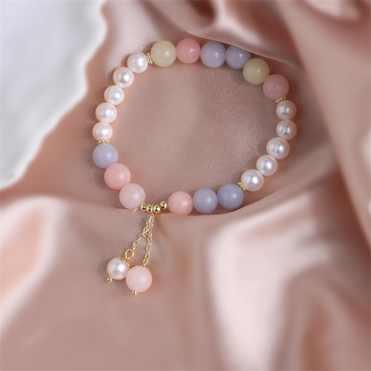 淡水真珠と天然石の開運 パワーストーンブレスレット　パワーストーンアクセサリー