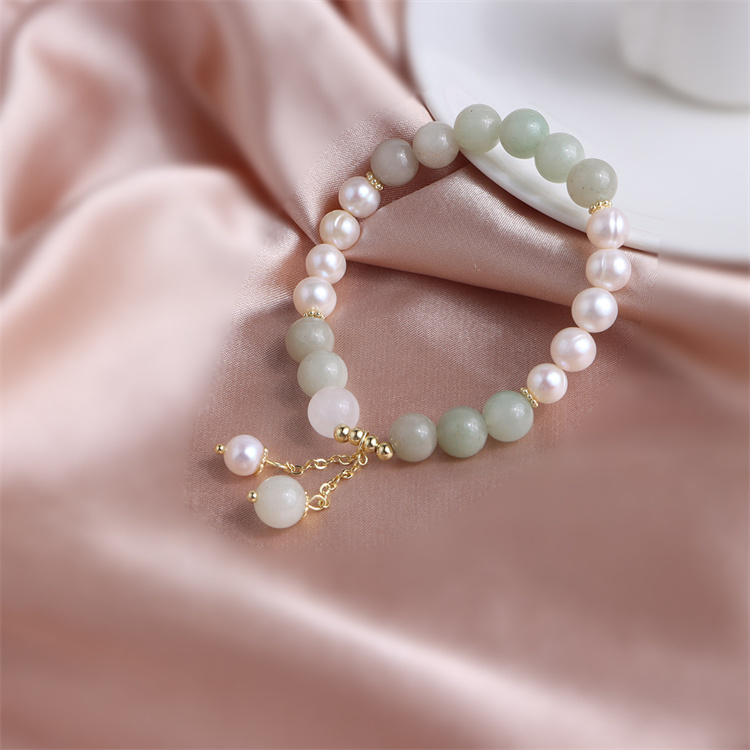 淡水真珠と天然石の開運 パワーストーンブレスレット　パワーストーンアクセサリー