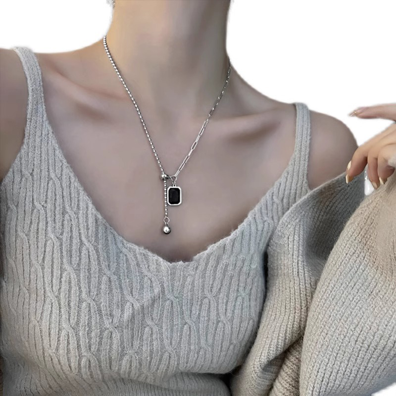 パワーストーン アクセサリー 漆黒の輝き 守護石のしずく