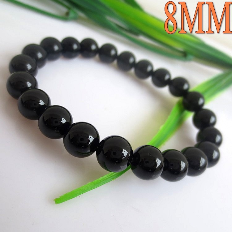 パワーストーン アクセサリー 天然黒瑪瑙ブレスレット 2025年新作 開運風水 男女兼用