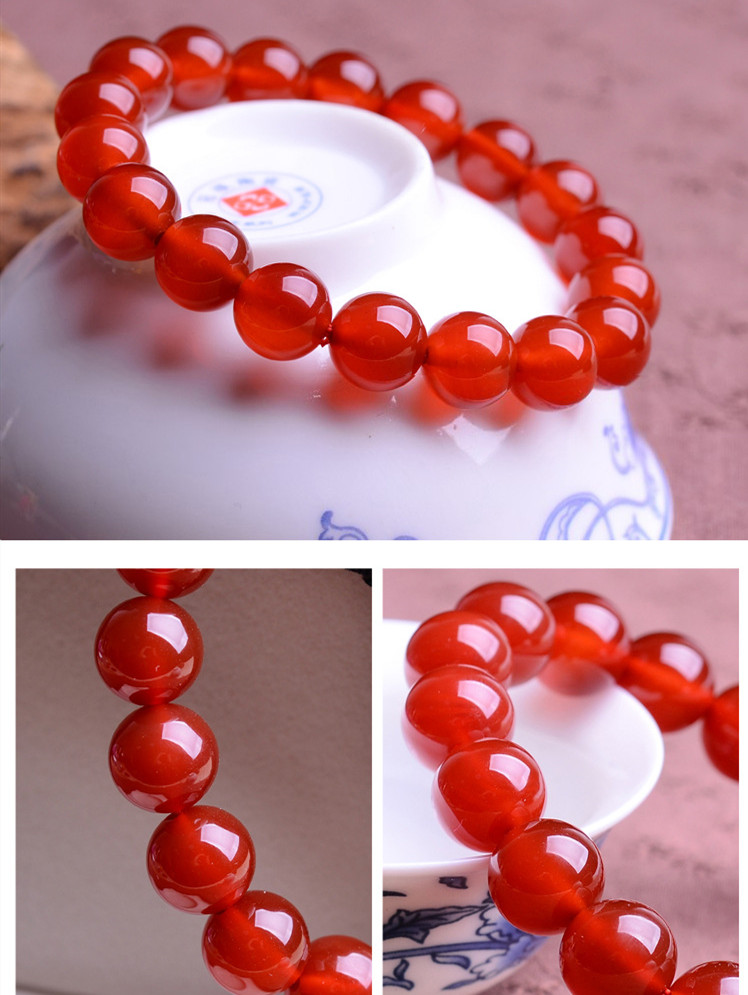 パワーストーン アクセサリー 二〇二五年新作 赤瑪瑙ブレスレット 開運風水 天然石 男女兼用