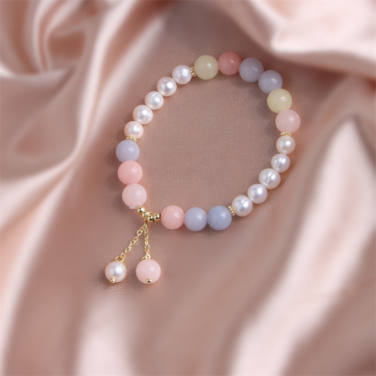 淡水真珠と天然石の開運 パワーストーンブレスレット　パワーストーンアクセサリー