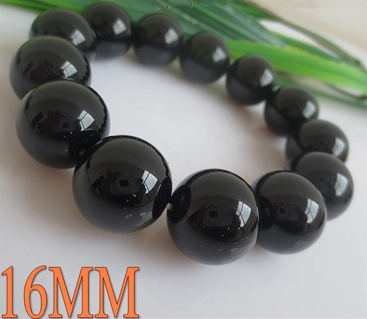 パワーストーン アクセサリー 天然黒瑪瑙ブレスレット 2025年新作 開運風水 男女兼用