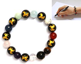 九頭馬彫刻 天然石パワーストーン ブレスレットパワーストーン アクセサリー 