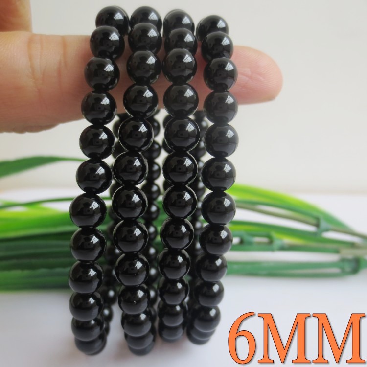 パワーストーン アクセサリー 天然黒瑪瑙ブレスレット 2025年新作 開運風水 男女兼用