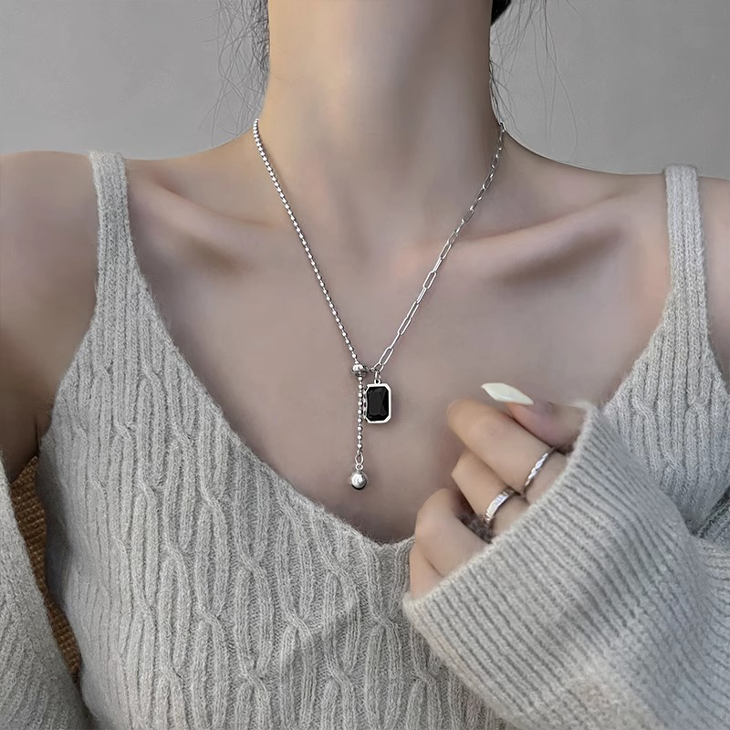 パワーストーン アクセサリー 漆黒の輝き 守護石のしずく