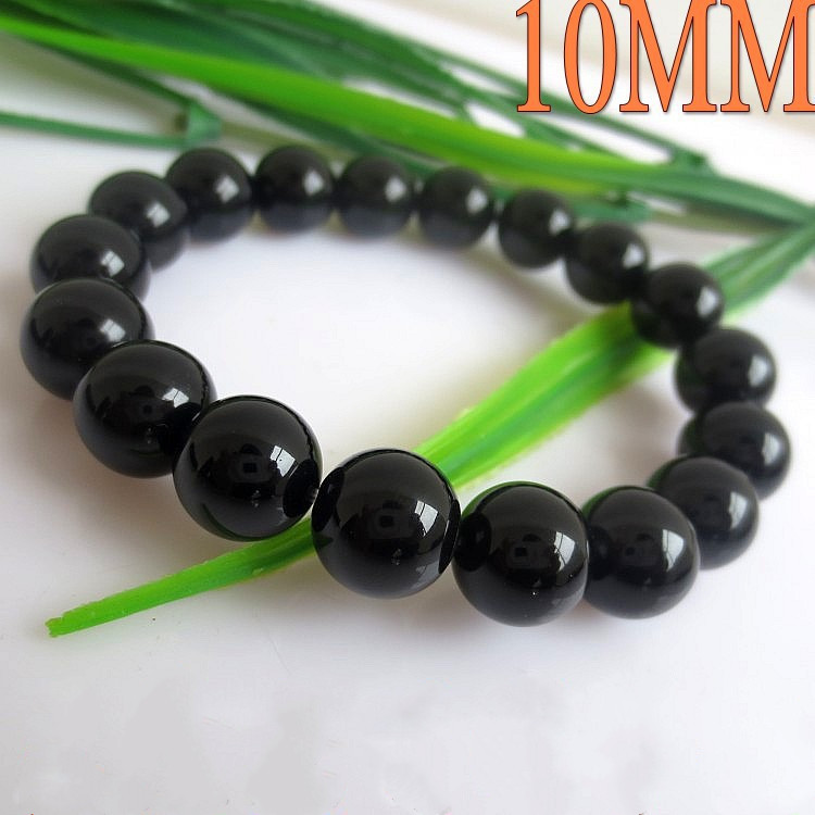 パワーストーン アクセサリー 天然黒瑪瑙ブレスレット 2025年新作 開運風水 男女兼用