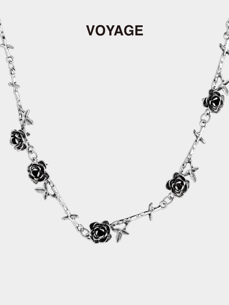 パワーストーン アクセサリー 薔薇の旅路 チェーンネックレス