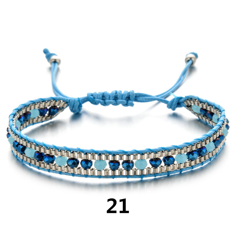 パワーストーン アクセサリー 天然石パワーストーンブレスレット調節可能巻き付けタイプ