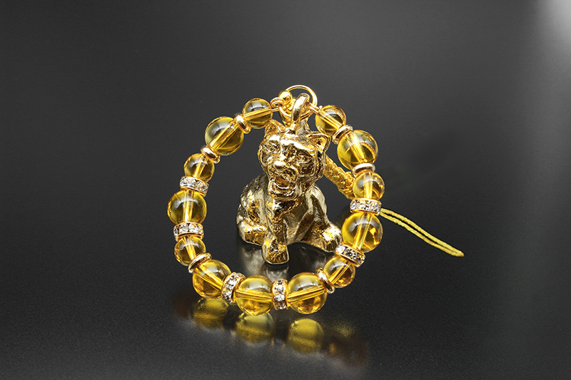 パワーストーン アクセサリー 金運財運とらの子数珠お守り 天然石パワーストーン